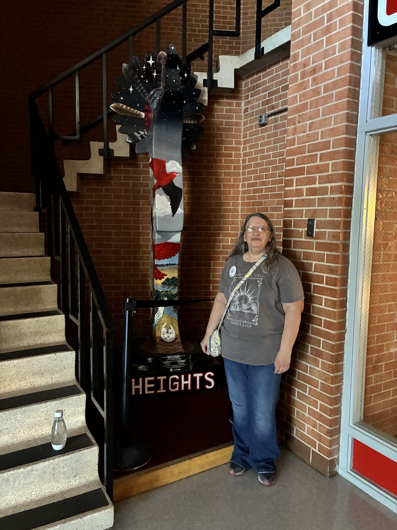 Keeper On Parade for Heights High (original caption).